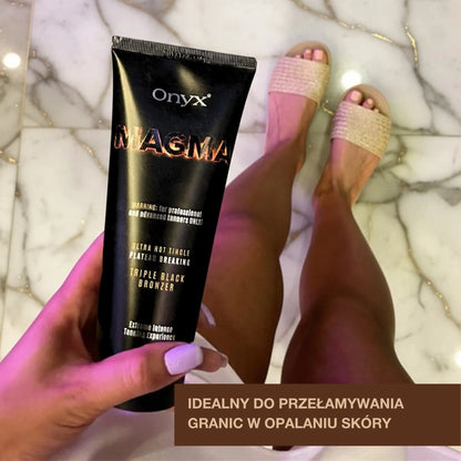 Magma - potrójny bronzer do opalania z efektem tingle