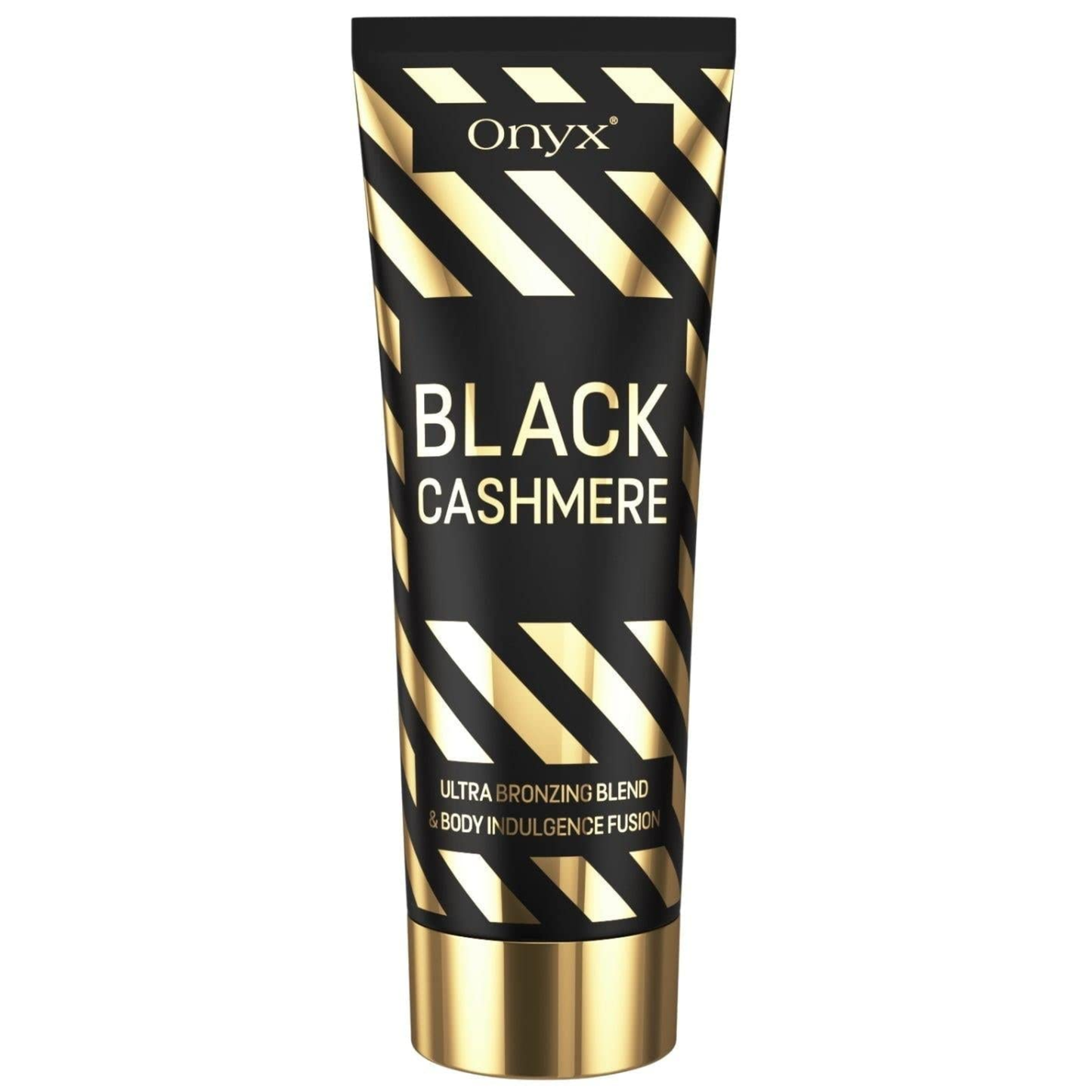 Onyx Black Cashmere – bronzer do opalania w solarium i na słońcu. Zapewnia ciemną, równomierną opaleniznę i jedwabiście gładką skórę.