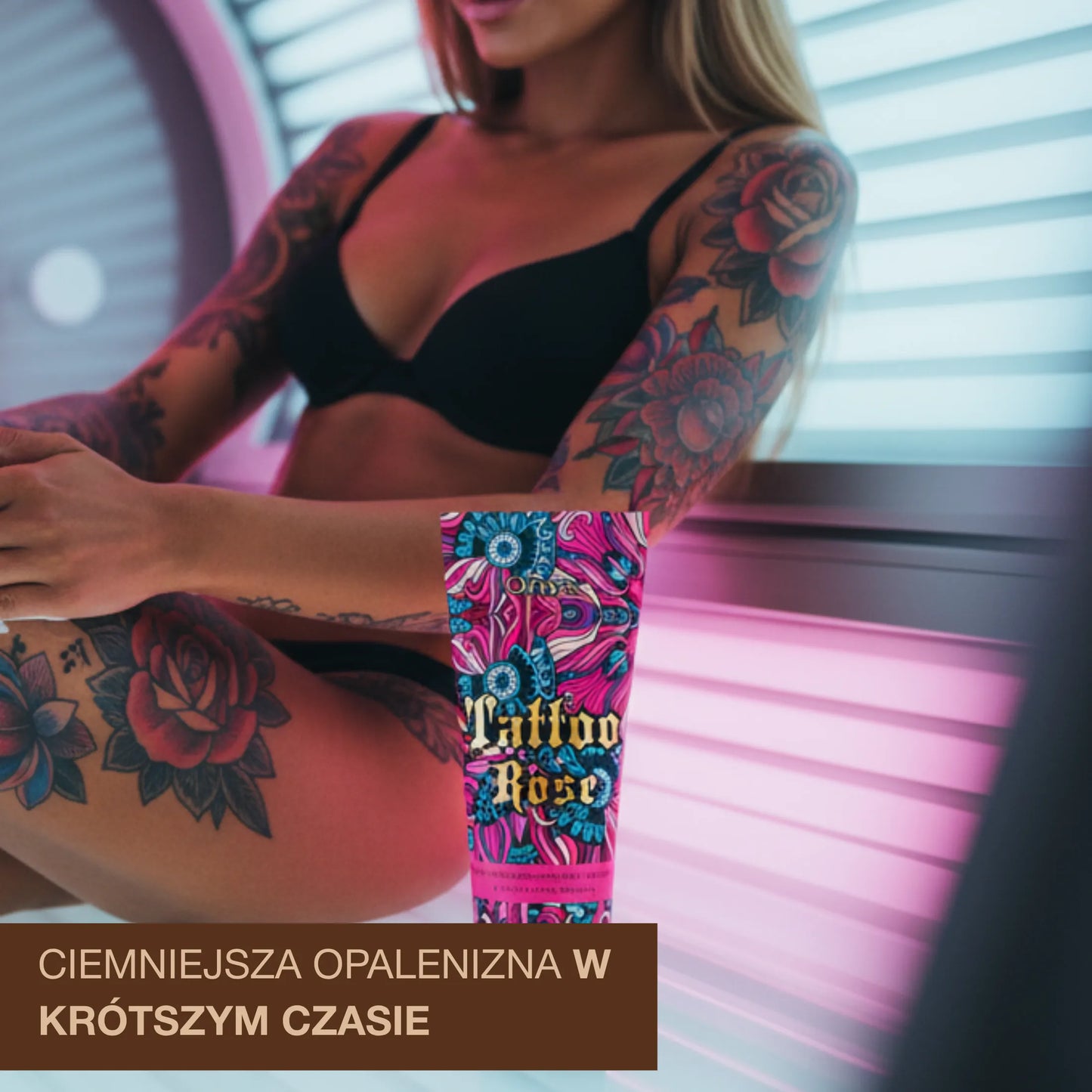 Tattoo Rose balsam brązujący do opalania dla kobiet z tatuażami 251 ml